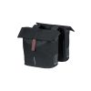 Basil dupla táska City Double Bag, Universal Bridge System, fekete