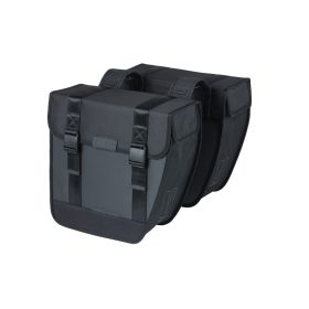   Basil dupla táska Tour Waterproof, Universal Bridge System, fekete