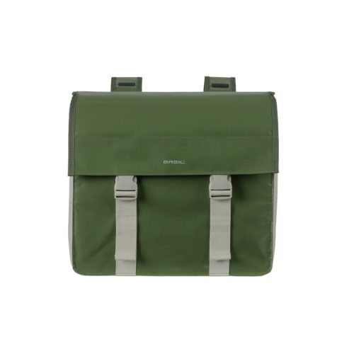 Basil dupla táska Urban Load Double Bag, Universal Bridge System, zöld