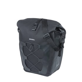   Basil egyoldalas táska Navigator Waterproof L, Hook ON, 25-31 l, fekete