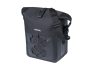 Basil egyoldalas táska Navigator Waterproof M, Hook ON, 12-15 l, fekete