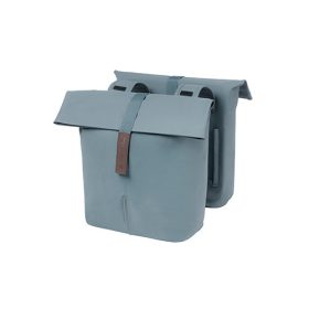   Basil dupla táska City Double Bag Vegan bőr, Universal Bridge System, grafitkék