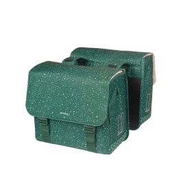  Basil dupla táska Flair Double Bag, Universal Bridge System, zöld