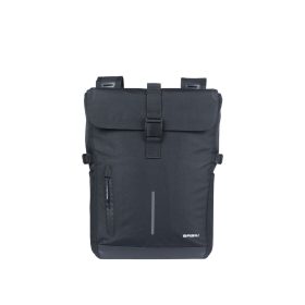   Basil dupla táska Move Double Bag, Universal Bridge System, fekete