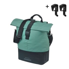   Basil egyoldalas táska Cove Shopper, MIK Hooks, zöld/fekete