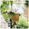 Basil első kosár Bremen Rattan Look KF, KF kompatibilis, kormányadapter nélkül (TBA 70177), világosbarna
