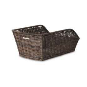   Basil hátsó kosár Cento Rattan Look, fix rögzítéssel, sötétbarna