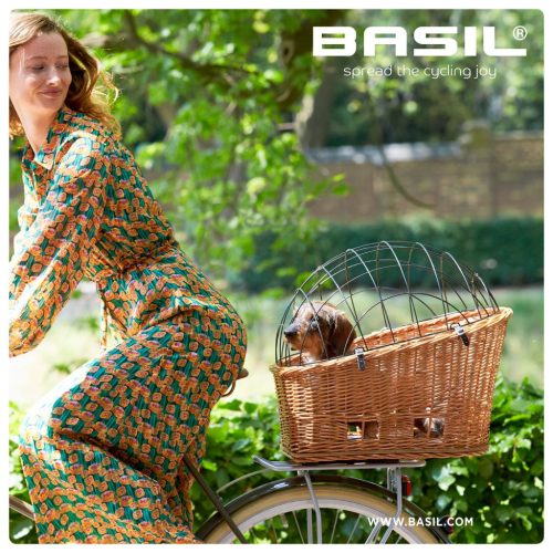 Basil kisállatszállító rács - Pasja 45cm Space Frame, fekete