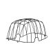 Basil kisállatszállító rács - Buddy Space Frame, fekete