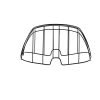 Basil kisállatszállító rács - Buddy Space Frame, fekete