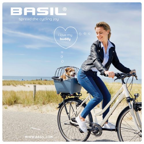 Basil kisállatszállító rács - Buddy Space Frame, fekete