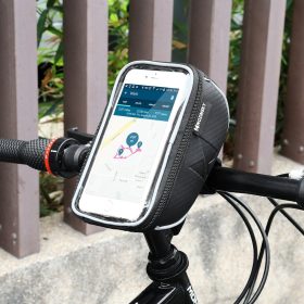   Kormányra szerelhető telefontartó 6,5" képernyőméretig, 0,9 liter, fekete